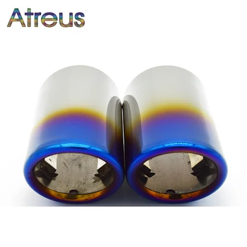 

Atreus Car Exhaust End Tip Muffler Pipe Tailpipe Covers For 2009-2015 Skoda Octavia A7 A5 Superb Yeti 1.4T 1.6T 1.6L Accessories