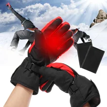 Электрические перчатки лыжные перчатки для сноуборда Перчатки Водонепроницаемые зимние с сенсорным экраном теплые перчатки мужские мотоциклетные теплые перчатки