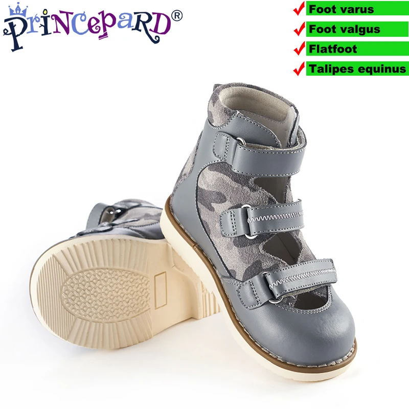 Princepard Summer Autumn Orthopedic Supportive Shoes For Kids Genuine  Leather Child Orthopedic Sandals European Size 19-37 - Sandals - AliExpress