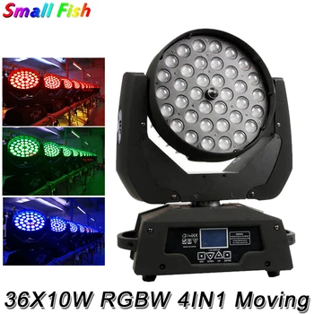 

LED 36X10W RGBW 4IN1 Wash / Zoom Light DMX512 Moving Head Light Professional Dj / Party Show Stage Light Wedding Moving Head DMX