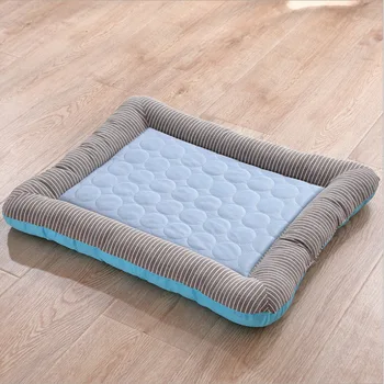 

Summer Cooling Breathable pet nest cushion bed Pad small medium sized dog bed whole washable Pet Supplies Mat bed Free shipping