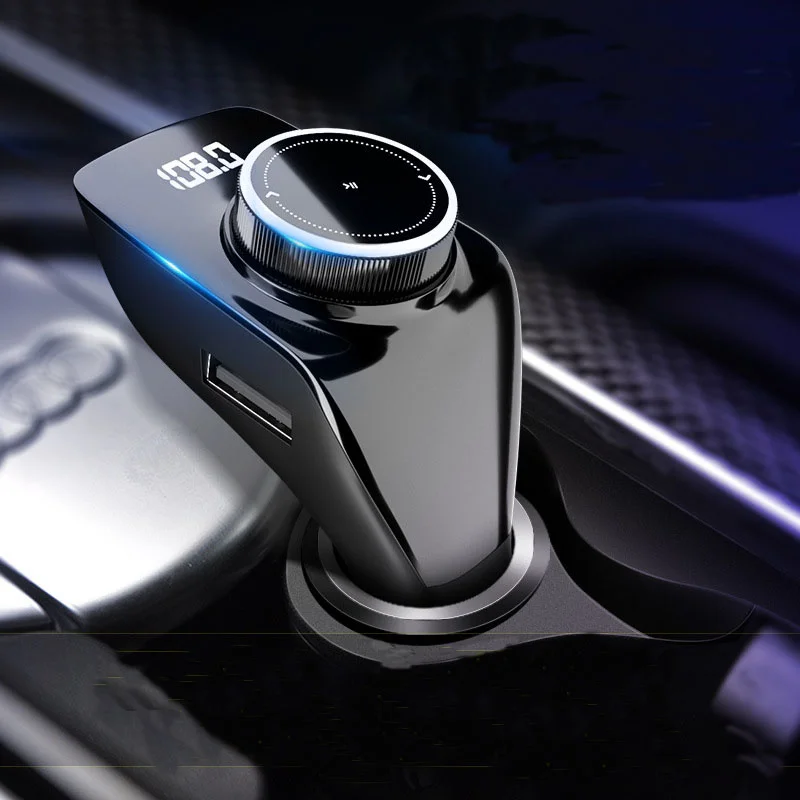 値下げ時間 ニューマン車mp3プレーヤーbluetoothハンズフリー多機能レシーバーステレオ音楽usb車の充電器 安い特注 Elcielogirasoria Com