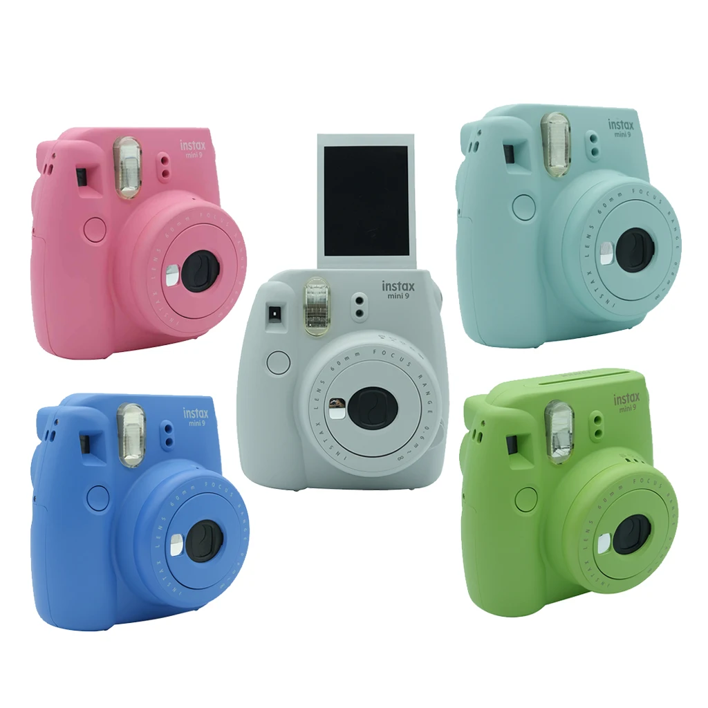 Фотокамера моментальной печати Fujifilm Instax Mini 9, фотокамера Fujifilm Instax Mini 9, фотокамера для детей, Рождественский подарок