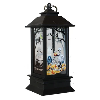 

Halloween Decoration Ornaments Scary Lantern LED Electronic Candle Lights