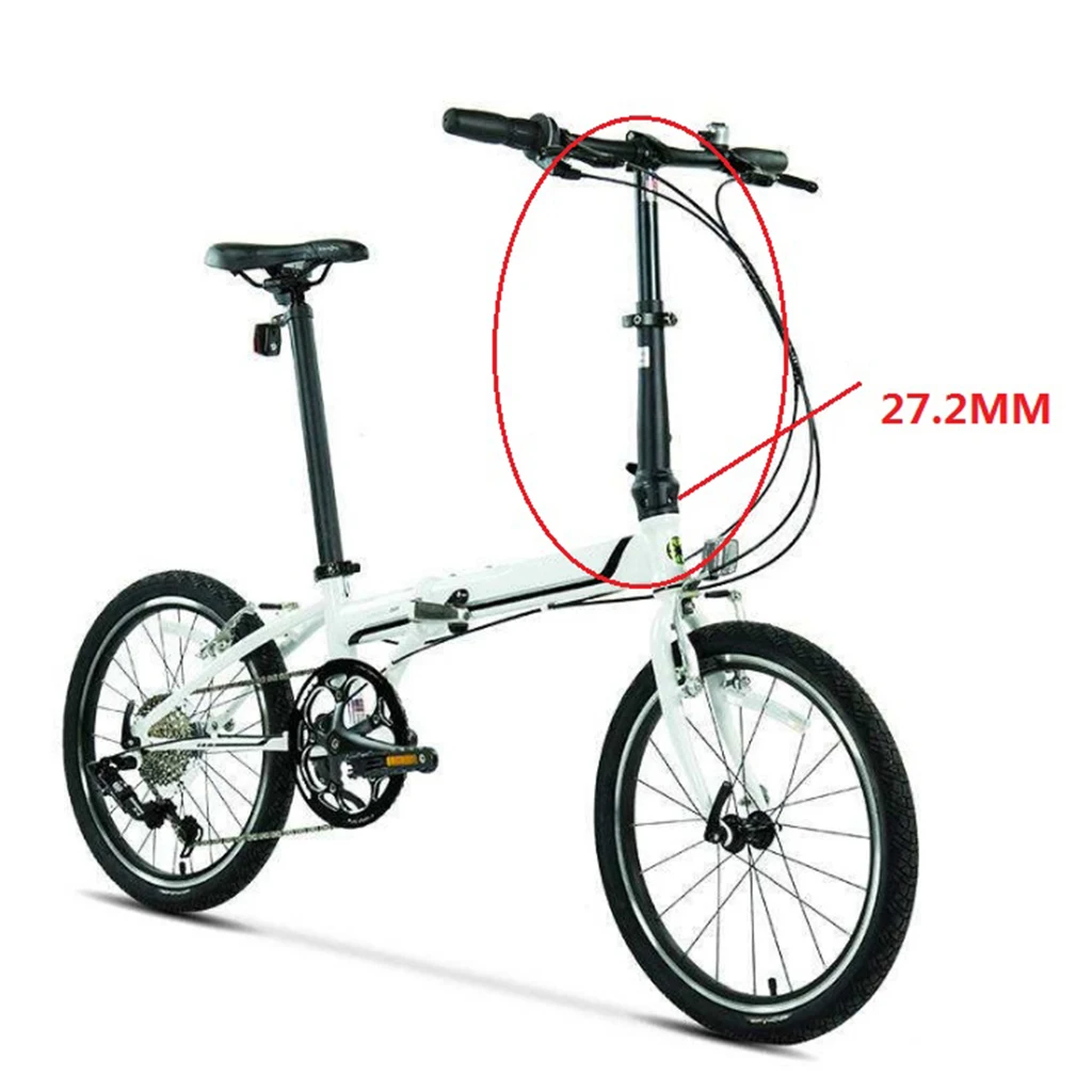 Folding 25.4mm Bicycle Head Tube Stem 28.6mm Handlebar Support Pole for DAHON Brompton Fold Bicycle Part
