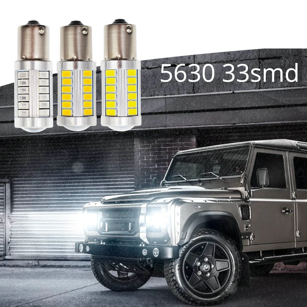White Red Yelow 1156 BA15S 1157 BAY15D 7443 3157 P21 33SMD 5730 Car Brake Light Tail Lamps Turn Signal Auto Rear Reverse Bulbs (18)