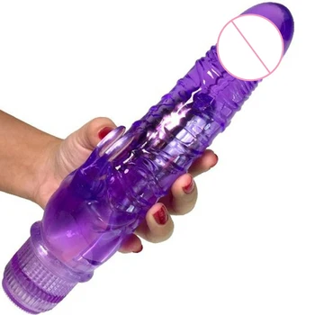 Multispeed Crystal Dildo Vibrator Rabbit Vibrators Female Masturbation Huge G spot Dildo Clitoris stimulator sex toys for Women 1