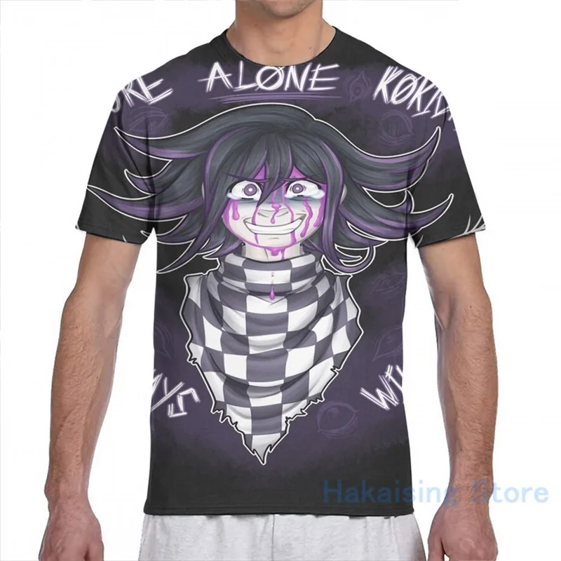 Youre Alone Kokichi .. Мужская футболка для женщин с принтом модная девочек топы мальчиков