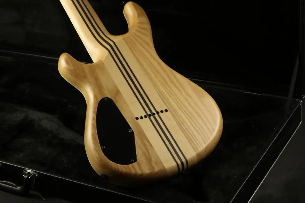 Качественная 8 струнная электрогитара ra spalted клен Топ шея через тело гитара