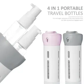 

Popular Portable 4 In 1 Lotion Dispenser Bottle Rotate Lotion Shampoo Shower Gel Sub-bottle Travel Emulsion Bottling Dropship#20