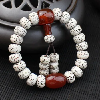 

Xingyue Bodhi Bracelet Single Circle Lunar New Year High Density Suzhu Beads Bracelet Vermilion Accessories Wenwan