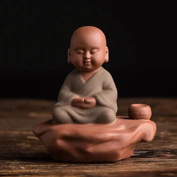 

Miniature Art Vintage Buddhistic Figurines Abstract Nordic Living Room Crafts Creative Decoracion Casa Home Accessories BA60XBJ