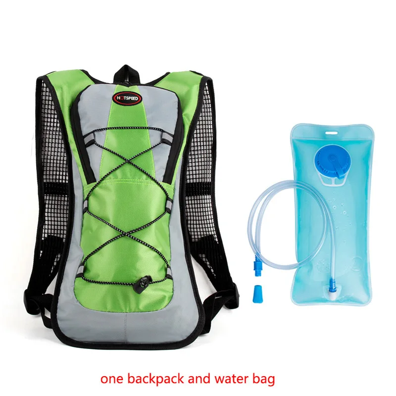 green and water bag 5L гидратационный рюкзак, складной рюкзак для велоспорта, походная сумка для воды, Беговая сумка для воды, мягкая фляга, походная сумка - Цвет: green and water bag