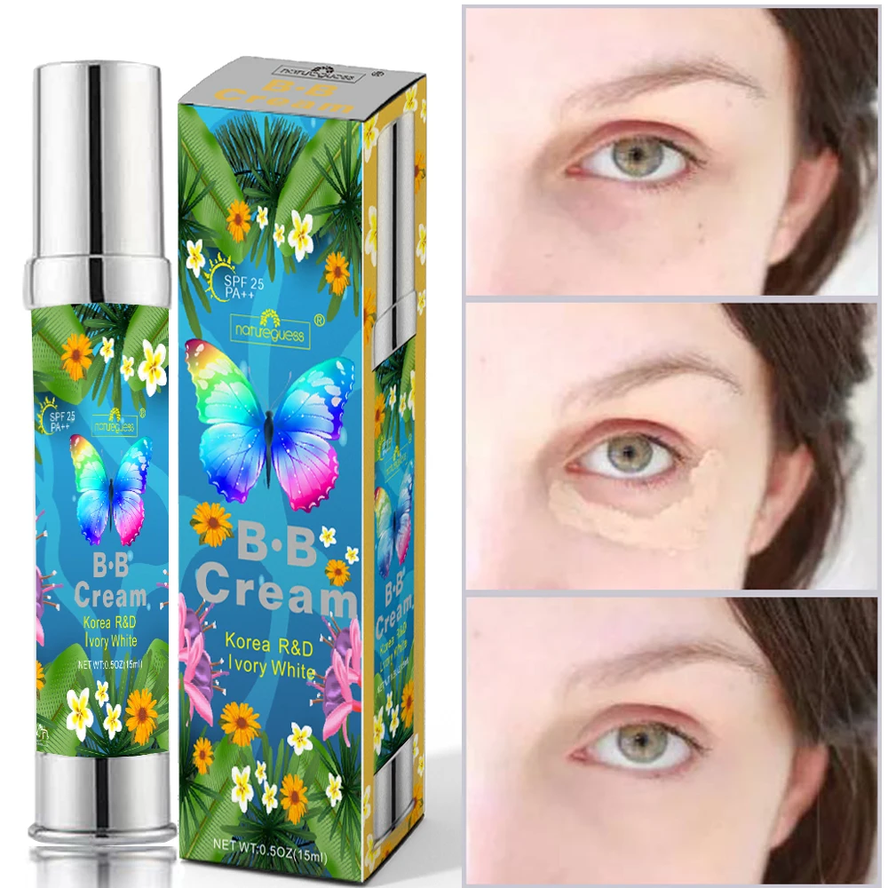 Bb Air Cream Base Makeup Long Lasting Waterproof Brighten Skin Stone Whitening Concealer Foundation Liquid Face Makeup Cosmetics