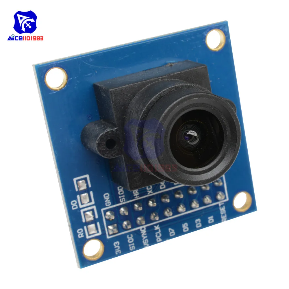 Diymore OV7670 300KP модуль камеры поддерживает VGA CIF 640X480 Автоматическое Управление экспозицией дисплей совместимый интерфейс IEC для Arduino