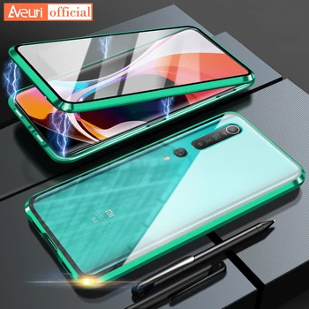 

Metal Magnetic Glass Phone Case For Xiaomi Mi 9 Lite SE A3 9T Note 10 Pro Redmi 8A K20 K30 Note 9s 7 8 9 Pro Max Cover Coque