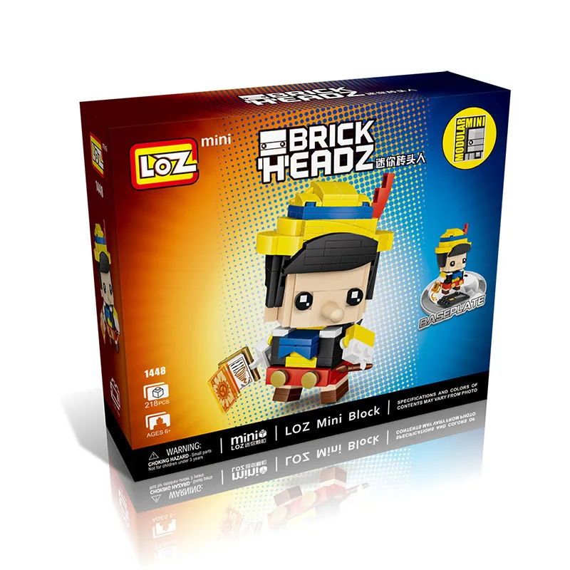 LOZ-Blocks-MINI-Puppet-Building-Blocks-Aladdin-Genie-Brick-Heads-Figure-Assemblage-DIY-Block-Set-Toys (6)