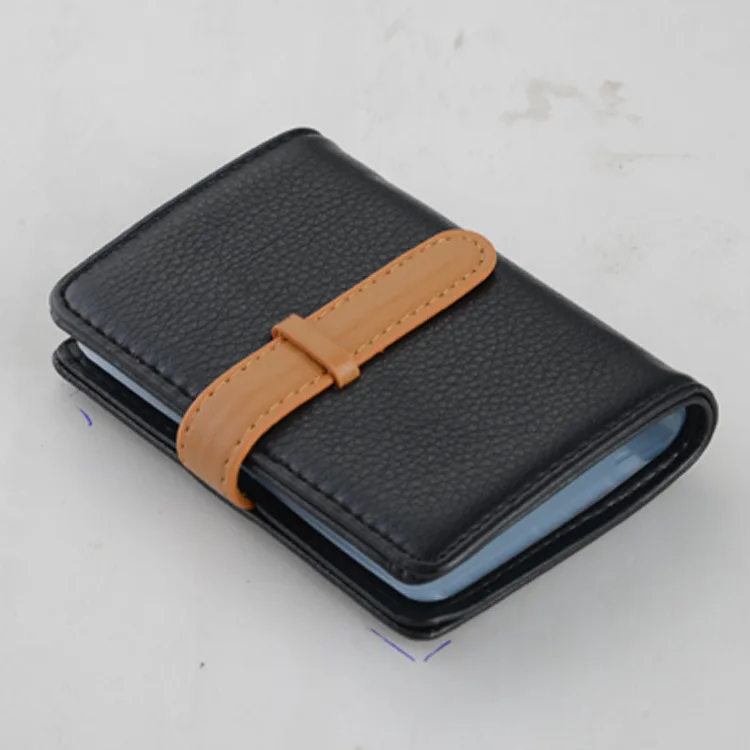 

Korean-style Leather Card Case Card Case, Wallet Gift-Pressure Logo Kb-3