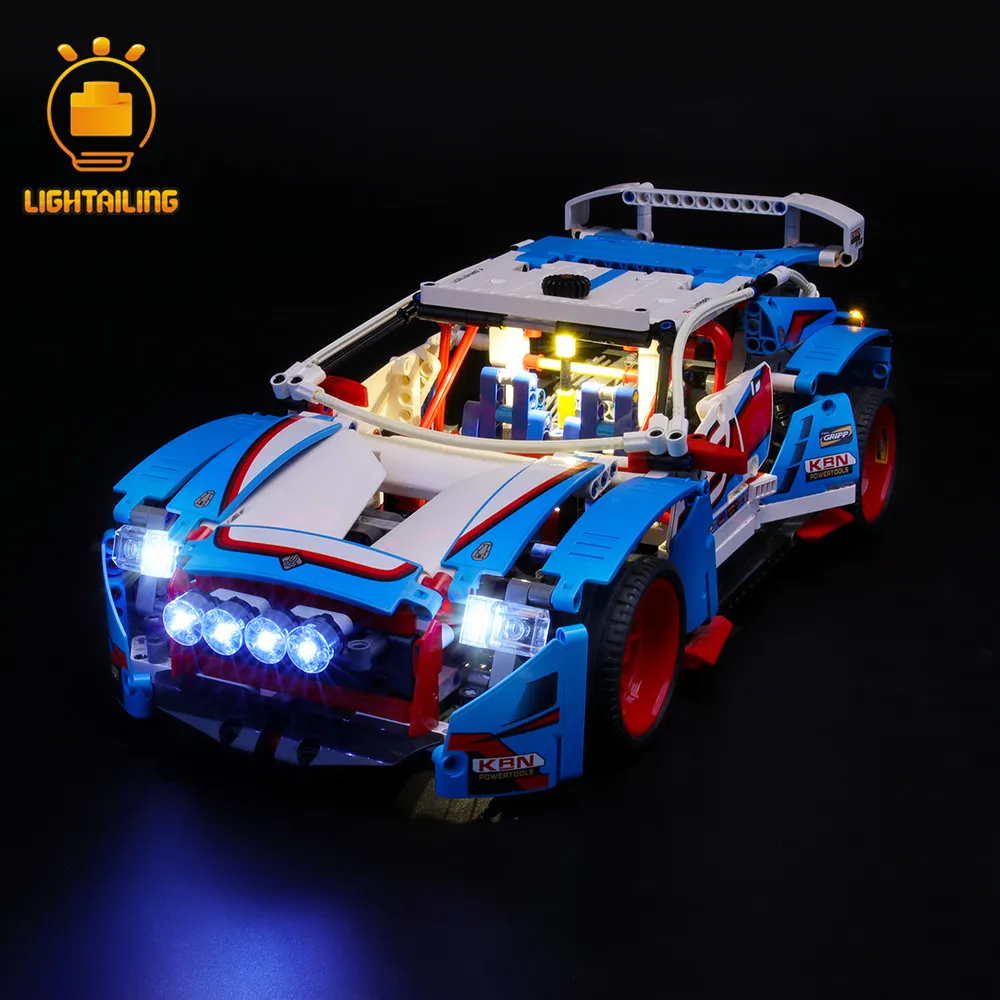 LIGHTAILING светодиодный светильник комплект для Technic Rally автомобильный светильник ing набор совместим с 42077(не включает модель