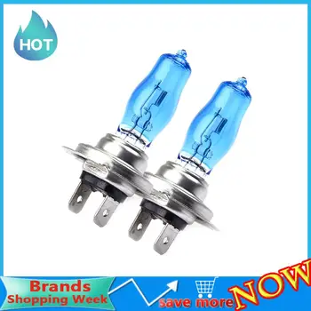 

Professional 2Pcs HOD Car Headlights H7 12V 55W Quartz Ultra-white Light Bulb Lamp Running Lights 6000K Bulbs Easy To Install