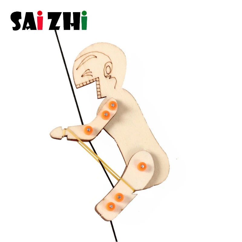 

Saizhi DIY Robot Monkey Climbing Kids Science Discovery Toys STEM Education Physics Experiment Kit School Scientific Project