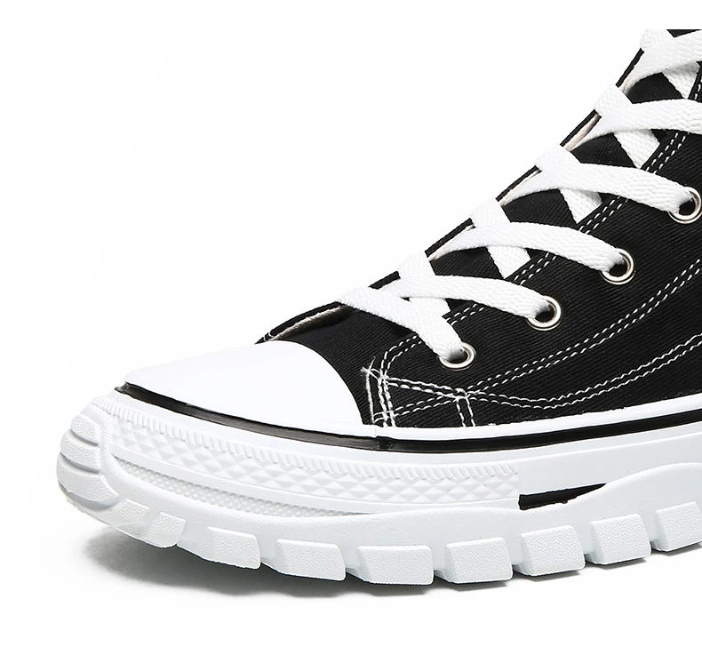 Мужская парусиновая обувь джинсовые кроссовки с высоким берцем белые повседневные Черные синие туфли на плоской подошве для мальчиков-подростков обувь с высокой стелькой