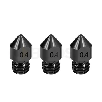 

1pc MK8 Nozzle hardenedSteel Mold Steel Corrosion-Resistant Extruder 1.75mm for Ender 3 CR10 CR10S hotend kit