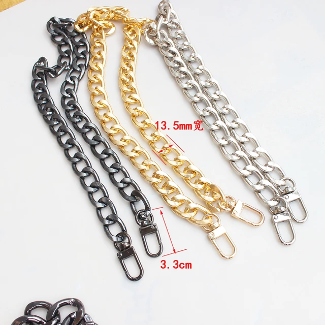 60cm/120cm Handbag Metal Chains Shoulder Bag Strap DIY Purse Chain  Detachable Purse Chain Strap Crossbody Shoulder Cross Body - AliExpress