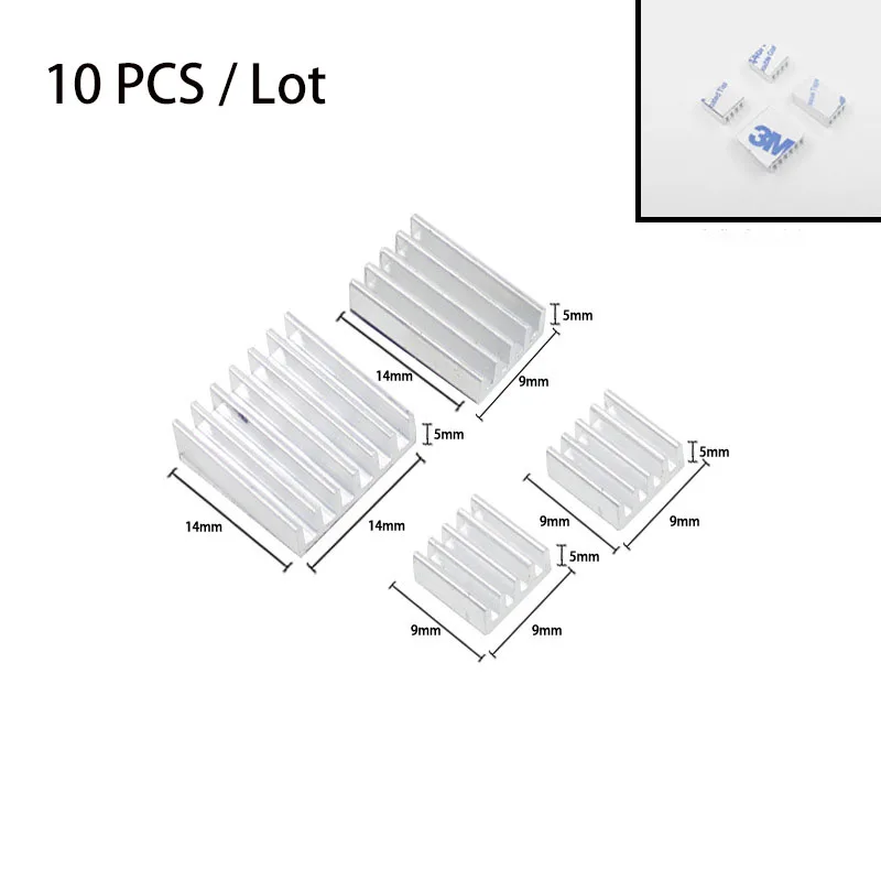 树莓派4散热片10pcs