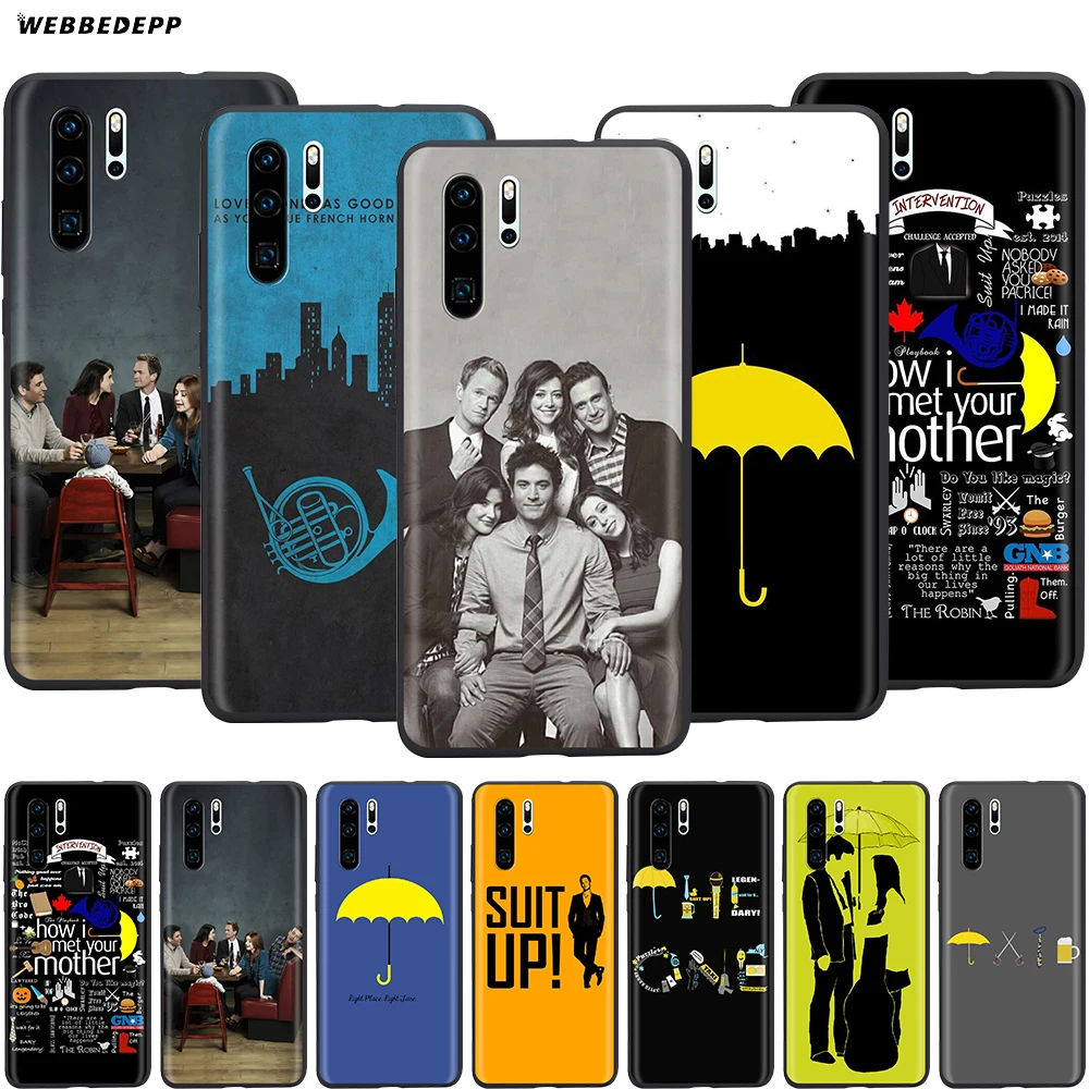 Webbedepp чехол с надписью How I Met Your Mother Himym для Huawei Honor 6A 7A 7C 7X 8 8X 8C 9 9X 10 20 Lite Pro Note