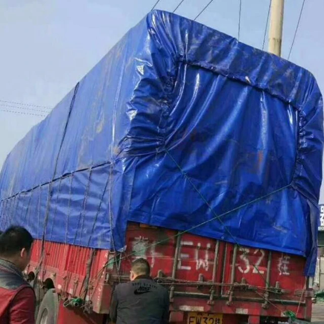 1 Db Kék Kerti Eső Vitorlás Ultra Könnyű Vízálló Műanyag Ponyha Otthoni Kert Megvastagodott Esőálló Ruhák Testreszabott Méret