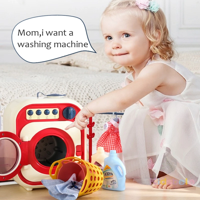 Cleaning Toys Children Pretend Play Toys Children Washing Machine Toys Kids Washing Machine Toy