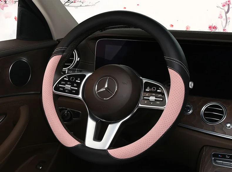 Крышка рулевого колеса автомобиля рукоятка Крышка Автомобиля установленная крышка рулевого колеса si ji diantong автомобильная ручка крышка внутренняя отделка автомобиля поставки