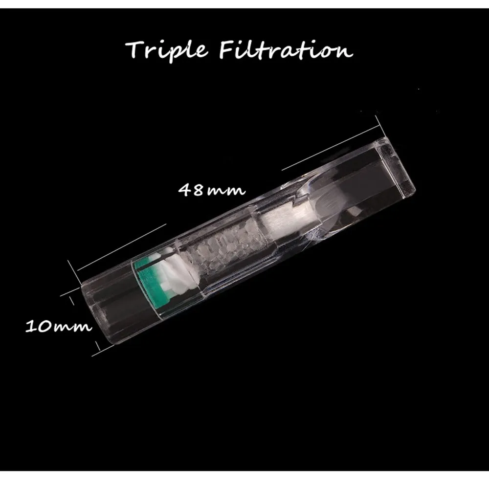 

10pcs/lot Disposable Cigarette Holders Filters Reduce Tar and Nicotine Free WL138 Cigarette Filters with Triple Filtration