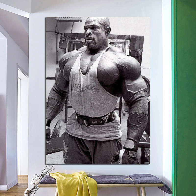 MT179 Ronnie Coleman Muscle GYM Star Bodybuilder Quote Canvas Wall Art  Picture Painting Poster Prints Modern Home Decor - AliExpress