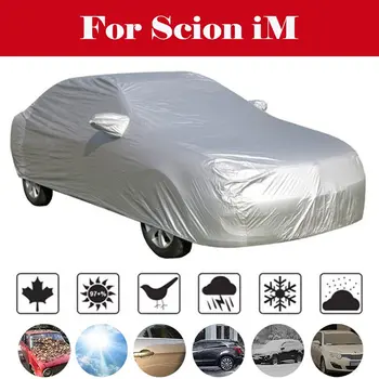 

Car cover tent waterproof snowproof all weather in winter snow rain Awning for car hatchback sedan suv For Scion iM