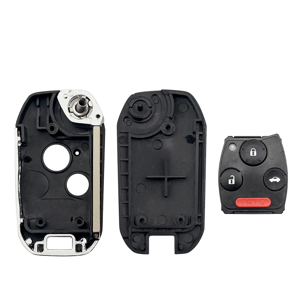KEYYOU Fob 2/3/4 Bottoni Caso di Sostituzione Chiave Dell'automobile A Distanza Borsette Fit per Honda Acura Civic Accord Jazz CRV HRV Caso Chiave Housin - H14674412013040b68507b5b769d2100fv