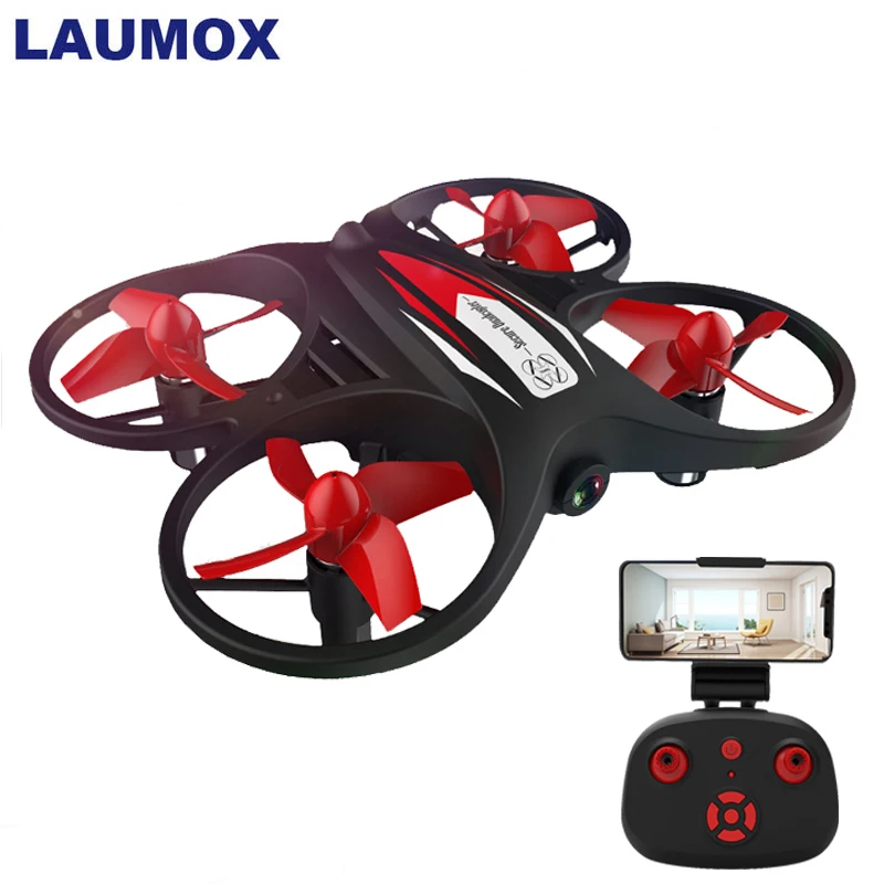 LAUMOX KF608 мини Радиоуправляемый Дрон с камерой 720P Wi Fi FPV дроны удерживающие высоту 3D