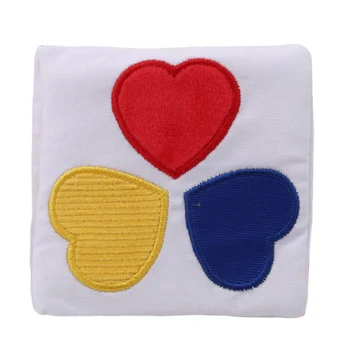 

Stimulate Vision Book With Paper BB Sounds Newborn Baby First Colorful Soft Cloth Infant Book Kids Educational Rattler Toy