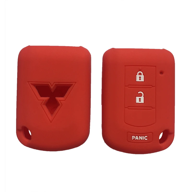 Silica Gel Car Key Cover Case For Mitsubishi ASX Outlander Lancer EX Galant Pajero Mirage Grandis 3 button key case,key case cover