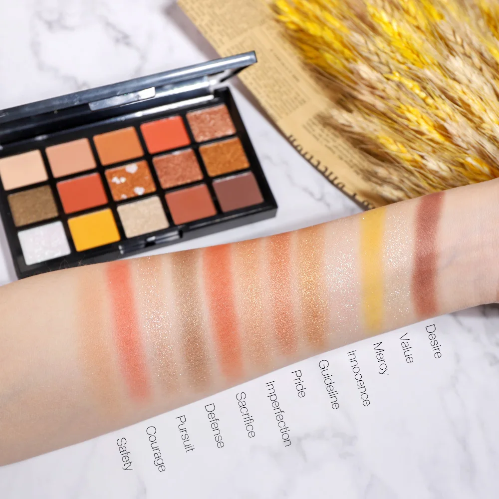 BANXEER 2 pcs Eyeshadow Palette Matte Shimmer Nude Eyeshadow Makeup Palette 15 colors Waterproof Eye shadow Powder Cosmetic Tool BANXEER 2 pcs Eyeshadow Palette Matte Shimmer Nude Eyeshadow Makeup Palette 15 colors Waterproof Eye shadow Powder Cosmetic Tool