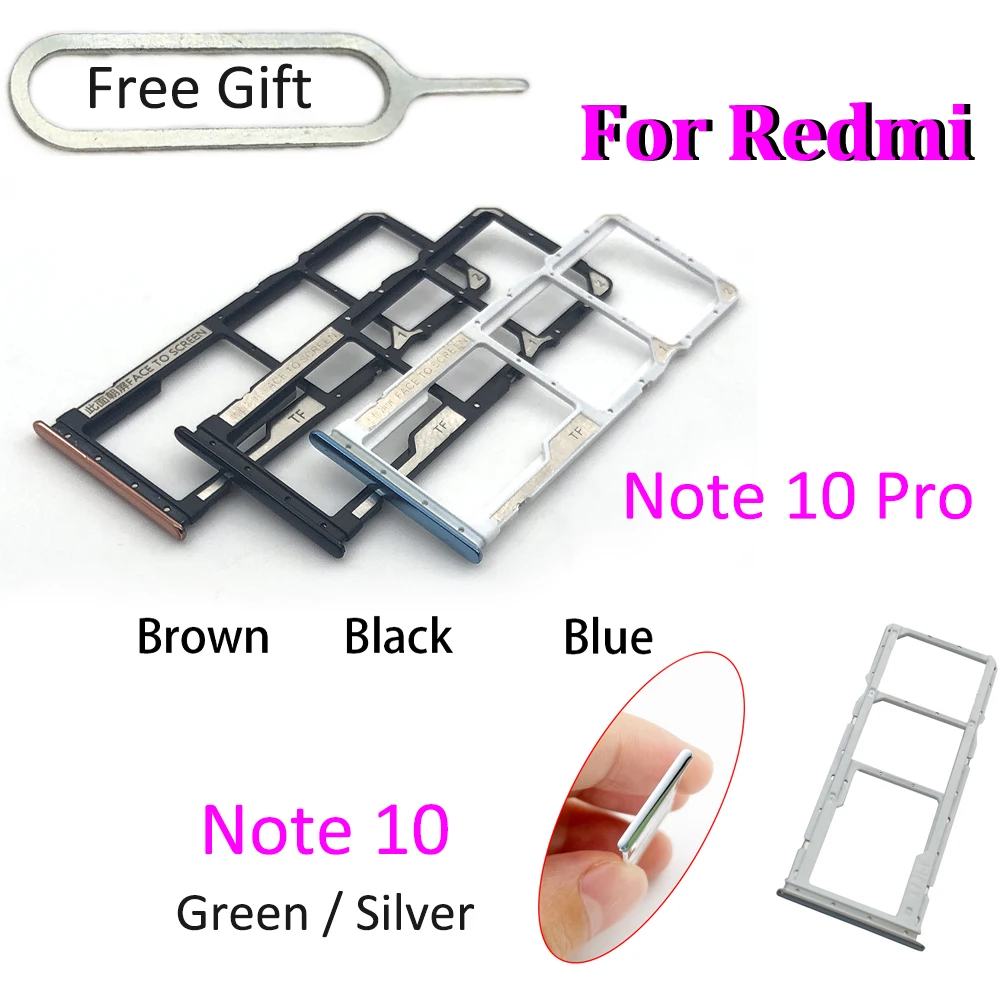 2 шт./Лот новый держатель Micro Nano SIM-карты гнездо адаптера слота + штифт для Xiaomi Redmi Note