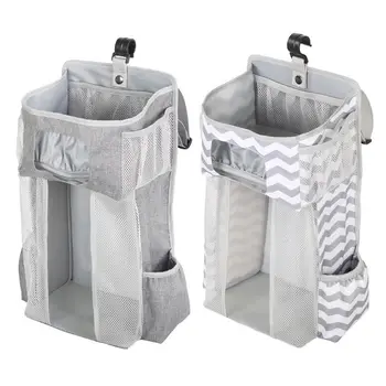 

Diaper Stacker Hanging Storage Bags Nursery Organizer for Changing Table Crib or Wall Baby Shower Gifts