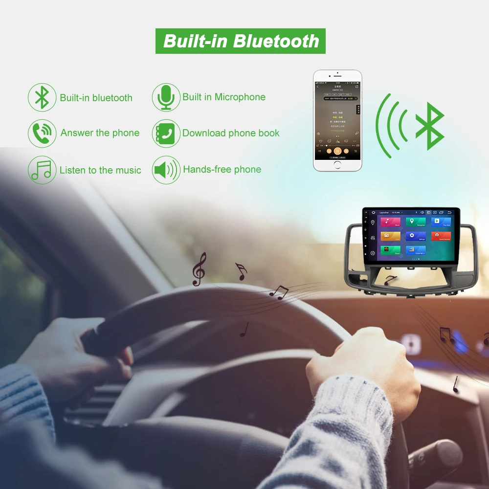 Bonroad Автомобильный мультимедийный плеер для Nissan Teana J32 2008-2013 Автомобильный Радио Видео навигатор gps мультимедийный плеер 1din SWC RDS Wifi