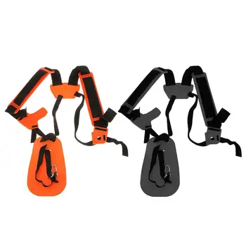 

Double shoulder strap trimmer with durable nylon strap for shrub cutters or garden mowers (for STIHL FS, km series trimmers)