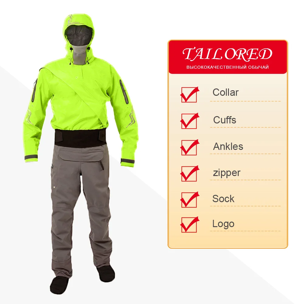 Wetsuit Drysuit Kayaking Dry Suits Kayaking Dry Suit One Piece Men