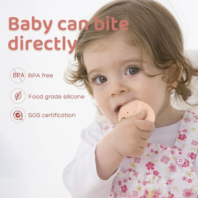 Let's Make Children Wooden Beech Animal Constructor Stacking Toys Montessori Educational Baby Balance Training Wooden Baby Toys 3