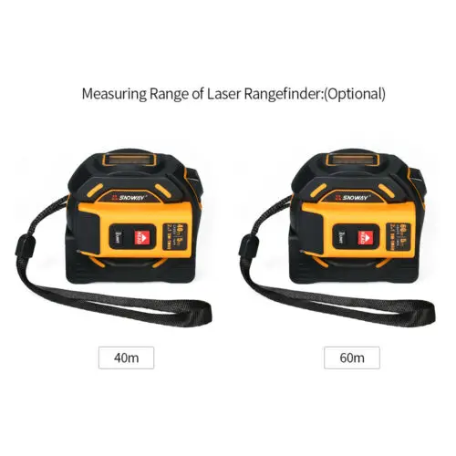 

SNDWAY laser distance meter 40M 60M Laser range finder laser tape measure digital retractable 5m laser rangefinder Ruler Survey