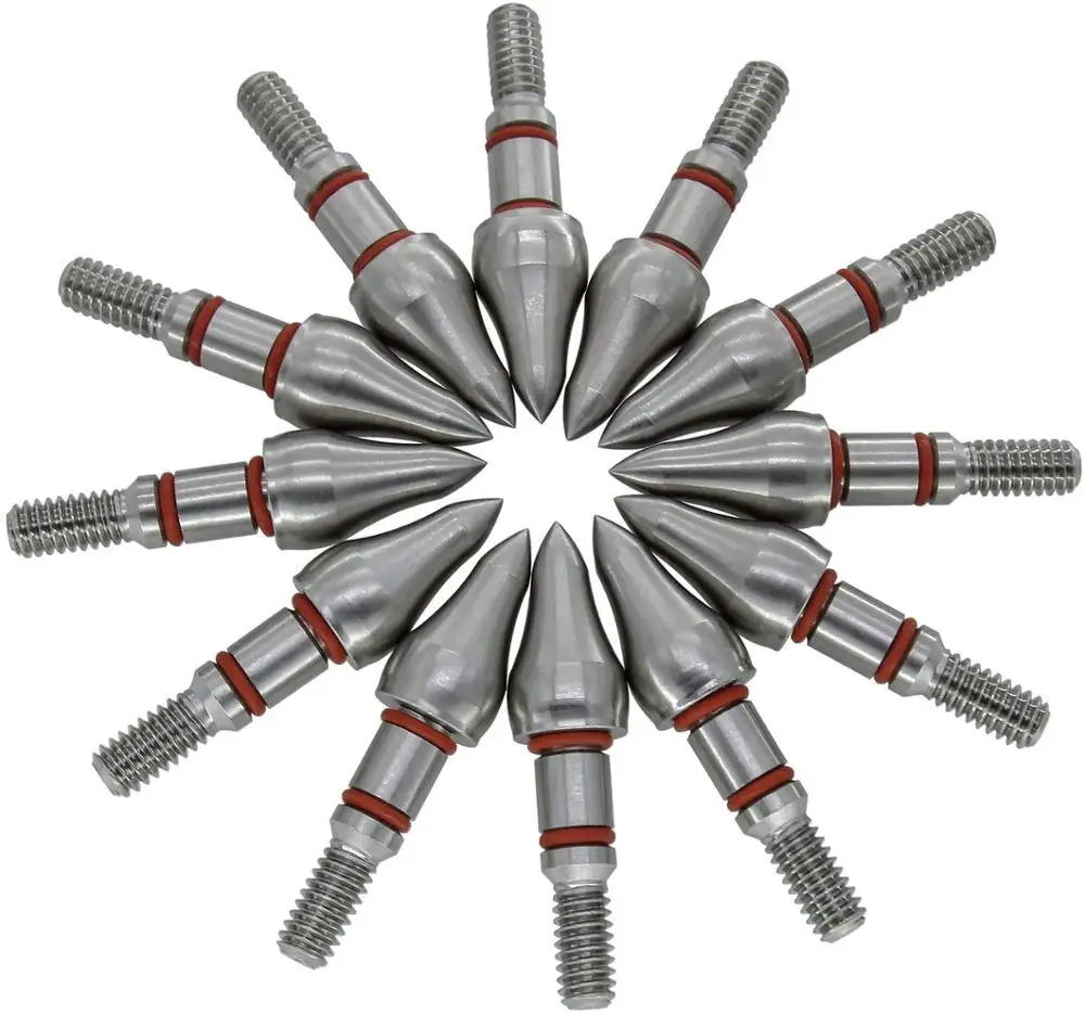 

Maifield Stainless Steel Archery Field Points Easy Pull Outside Diameter 5/16" Combo Shape, 85 Grain Screw in Archery Field