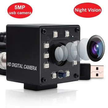 شراء5MP كاميرا بـ Usb 2592*1944 Aptina MI5100 IR قص للرؤية الليلية الأشعة تحت الحمراء USB كاميرا فيديو التقاط كاميرا لأجهزة الكمبيوتر المحمول الكمبيوتر